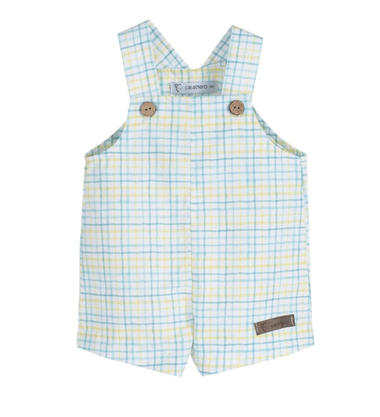 Salopette bimbo in cotone calamaro