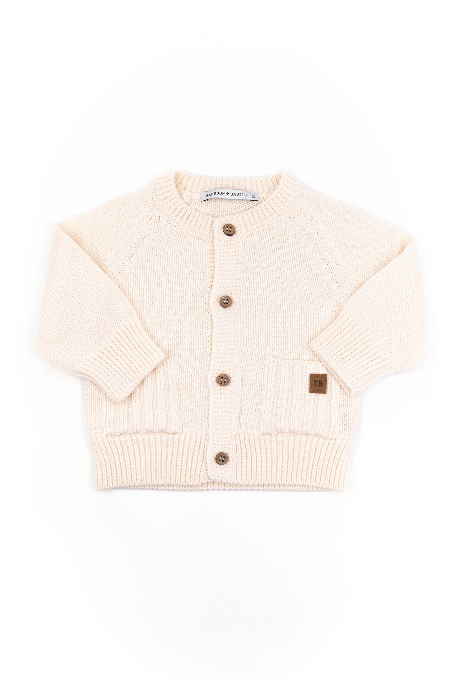 Cardigan bimbo Bamboom bianco