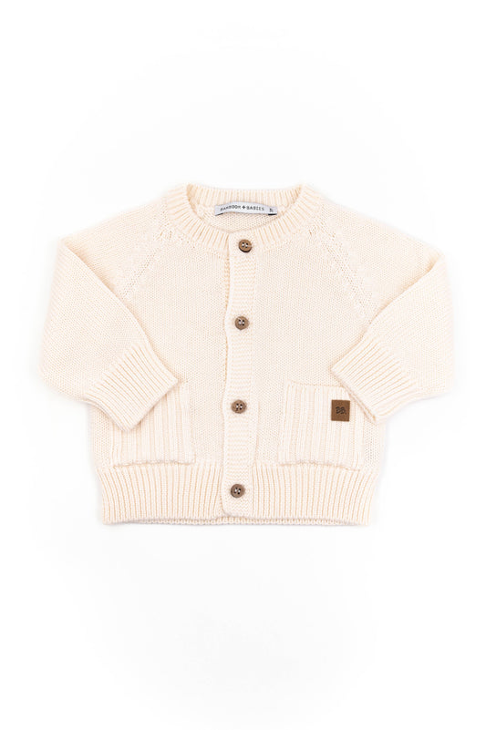 Cardigan bimbo Bamboom bianco