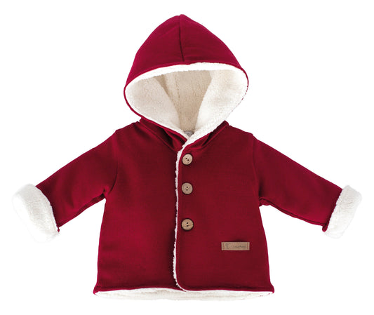 Cappotto Con Cappuccio in Lana Neonato/a Calamaro