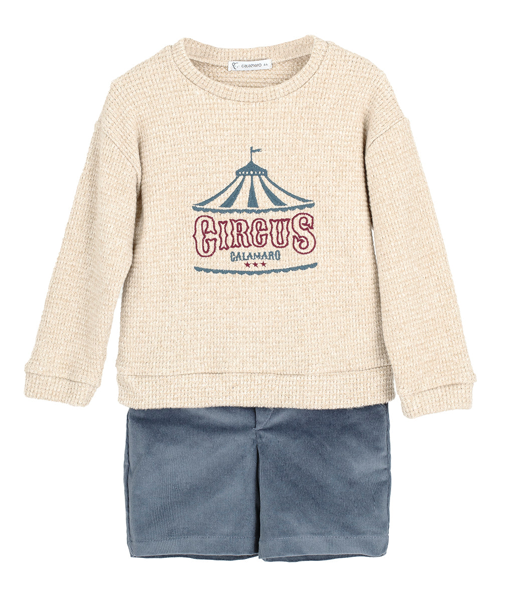 Set completo pantaloni con felpa Mistral Calamaro