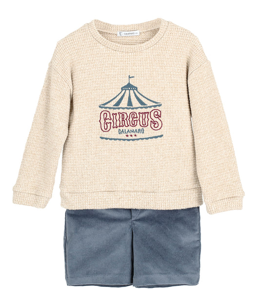 Set completo pantaloni con felpa Mistral Calamaro