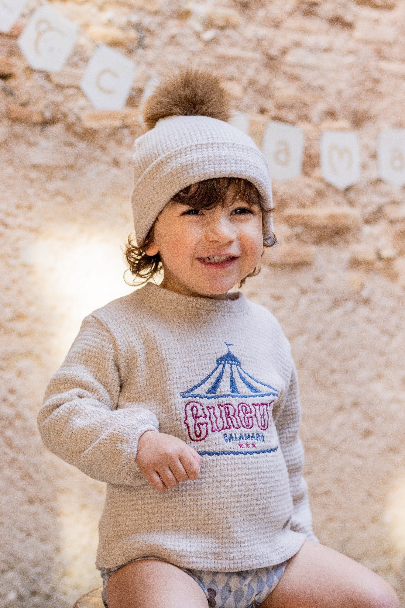 Completo circus con culotte neonato Calamaro