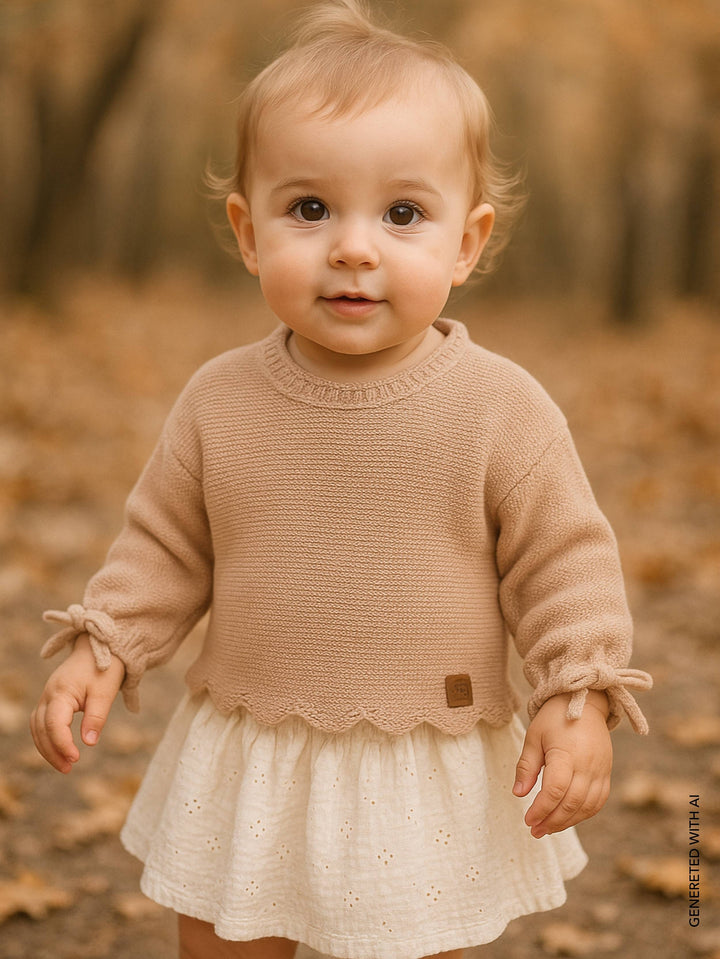 Maglia cropped Bamboom bimba rosa