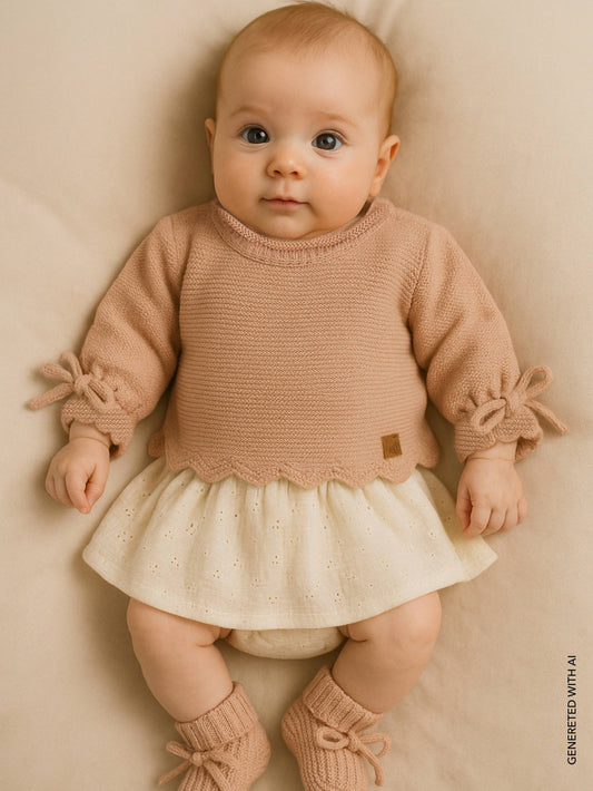 Maglia cropped Bamboom bimba rosa